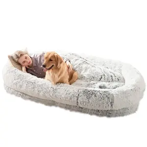 Popular Luxury Soft Push Pet Products Dog Bed Orthopedic Memory Foam Dog Pet Bed Sleeping Mat Pet Beds For Dogs