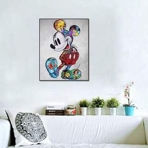 Kit de peinture au diamant 5D DIY, kit de peinture au diamant <span class=keywords><strong>Mickey</strong></span> complet pour la décoration murale à domicile, peinture murale - Product Image 5