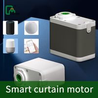 Mini Sistema de Cortinas Automáticas Inteligentes con Motor WiFi, Control por Voz, App y Bluetooth, Popular en Jardines, Oficinas y Cocinas