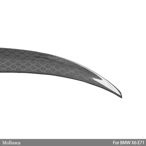 For E71 P Style Honeycomb Carbon Fiber <b>Rear</b> <b>Spoiler</b> Trunk Wing 2007-2014 - Product Image 5