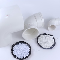Granulés de PVC ignifuge D80 pour raccords de tuyauterie électrique – Matériau industriel durable en vrac