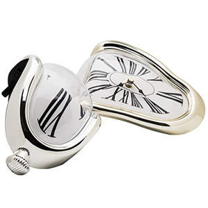 <span class=keywords><strong>Horloge</strong></span> de fusion de bonne qualité, montre Salvador <span class=keywords><strong>Dali</strong></span> <span class=keywords><strong>horloge</strong></span> fondue pour décoration de maison bureau étagère Table de bureau cadeau créatif drôle - Product Image 1