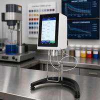 Viscosimètre numérique rotatif à écran tactile DV2T LV, testeur de viscosité, appareil de mesure de la viscosité de paillasse pour laboratoire