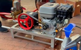 Motor de Gasolina Monocilíndrico de Cuatro Tiempos 13HP 389CC GX390 Hecho en China, Alto Rendimiento, Acero, Fácil de Operar, 3 kW, 10 kg - Product Image 2