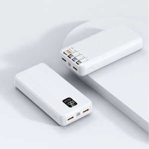 Batterie externe universelle intelligente à double port USB, charge rapide 22,5 W PD, 20000 mAh, 16000 mAh, avec logo personnalisé, dotée de cellules Li-Polymère - Product Image 4