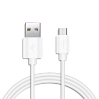 Câble USB haute vitesse vers Micro USB avec blindage en nylon tressé, 4 conducteurs, charge rapide 5A, logo et longueur personnalisés pour les commandes en gros
