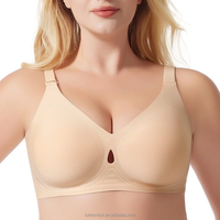 Stock du fabricant - Article le plus vendu - Soutien-gorge respirant en gel sans armatures, coupe trois-quarts, avec bonnets mi-couvrants à l'avant