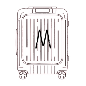 Valigia <span class=keywords><strong>Trolley</strong></span> Rigida Leggera in Policarbonato Serie Essential, Bagaglio a Mano di Lusso Rimow 21 Pollici con Custodia Essenziale - Product Image 2