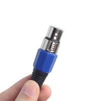 Câble audio pour microphone avec prise jack mini stéréo TRS 3,5 mm, prise XLR femelle 3 broches, gaine en PVC, pour utilisation professionnelle avec ordinateur portable, téléphone