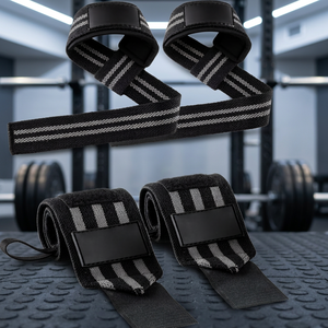 Sangles de musculation en coton en forme de 8 pour la force athlétique et le bodybuilding, antidérapantes, prix abordable, OEM - Product Image 4