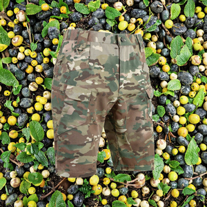 กางเกงขาสั้นผู้ชายใส่ในฤดูร้อนกางเกงลำลองขาสั้นสำหรับใส่ในเมืองกันน้ำกางเกงยุทธวิธีระบายอากาศได้ลายพรางมีซิปเอวกลาง - Product Image 3