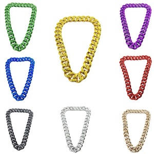 <span class=keywords><strong>Cadena</strong></span> Grande DIY Resistente a la Decoloración, Chapada en UV, para Regalo <span class=keywords><strong>de</strong></span> Fiesta, Accesorio <span class=keywords><strong>de</strong></span> Actuación, <span class=keywords><strong>Cadena</strong></span> Cubana Unisex para Competición Deportiva - Product Image 4