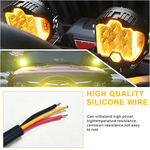 Faro da Lavoro LED Rotondo 3 Pollici LELANPU per ATV, Auto, Trattore, Nautica, Camion, Fuoristrada, Compatibile con Wrangler e Ford <span class=keywords><strong>Focus</strong></span> - Product Image 5