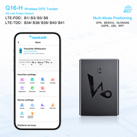 Tracelink - Rastreador GPS Mini 4G Inalámbrico Portátil para Vehículos, con Batería de 10000 mAh de Larga Duración, Localización en Tiempo Real por GSM/GPRS/LBS, Magnético