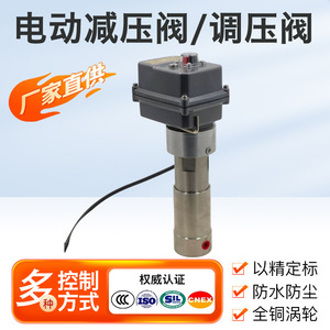 Vanne de régulation de pression électrique à commande automatique connectée aux réseaux, en acier inoxydable 15 mm, pour conduites de vapeur, d'azote et d'ammoniac - Product Image 4