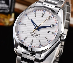 41mm orologio automatico NH35 data del calendario senza logo logo personalizzato vetro zaffiro meccanico OEM orologio Hombre - Product Image 1