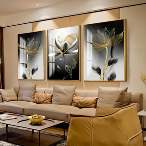 Tableau mural moderne de luxe sur toile, affiche et impressions décoratives, peinture florale pour salon, Cuadros, décoration intérieure - Product Image 6