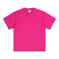 T-shirt Homme Oversize Col Rond Manches Courtes en Coton Pur Double Fil 300g de Haute Qualité – Vente en Gros