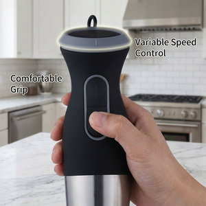 Mixeur Plongeant Électrique 700W Puissant Multi-vitesses avec Fouet et Hachoir pour Appareils <span class=keywords><strong>de</strong></span> Cuisine Domestiques - Product Image 5