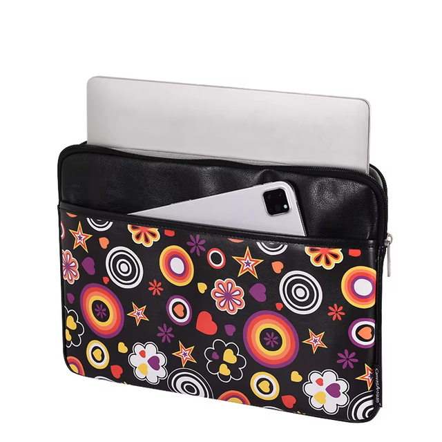 Fashionable PU Laptop Sleeve 15 Inch for Huawei for Apple for Shockproof Protective Case with Flat Liner Work Design