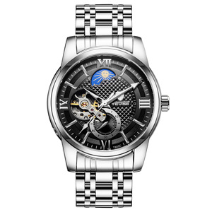 Montre mécanique pour homme de style nouveau avec fonction étanche, montre tendance - Product Image 4