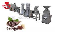 Machine de fabrication de poudre de fèves de cacao à petite échelle, machine de broyage du cacao en poudre, usine de transformation