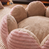 Lit pour animaux de compagnie Petora Fashion, rond, anti-griffures, confortable, chaud, pour chat et chien