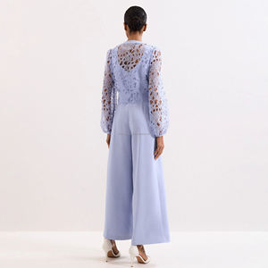 Conjunto <span class=keywords><strong>de</strong></span> Dos Piezas Personalizado con Chaqueta <span class=keywords><strong>de</strong></span> Encaje y Mono <span class=keywords><strong>para</strong></span> Mujer, <span class=keywords><strong>Traje</strong></span> Formal <span class=keywords><strong>para</strong></span> Galas - Product Image 2