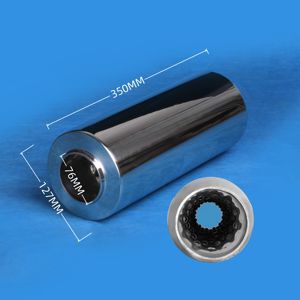 Silencieux d'échappement de camion automatique de 127 mm de diamètre, interface de 3 pouces, système de silencieux de générateur, tuyau de résonateur - Product Image 2