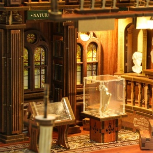 Casse-tête en bois 3D pour petite maison de poupée, kit de bricolage personnalisé, décoration d'étagère pour filles, jouet éducatif - Product Image 6