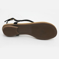 Chaussures tendance pour femmes, sandales d'été tissées à lanières plates, sandales de plage pour dames, 2021