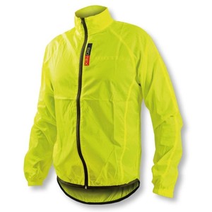 Chaqueta Cortavientos Biotex X-Light Amarillo Fluorescente Talla L Ropa de Ciclismo - Product Image 1