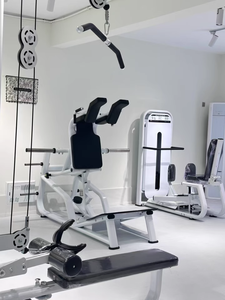 Máquina de Sentadillas de Alta Resistencia para Gimnasio Comercial, Equipo de Entrenamiento de <span class=keywords><strong>Piernas</strong></span> y Glúteos con Construcción de Acero - Product Image 5
