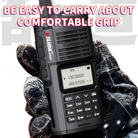 HELIDA FS-8300D DMR Digital Analog Walkie Talkie U/V Dual Band IP68 Tahan Air 5W Radio Dua Arah dengan GPS Bluetooth Tipe-C