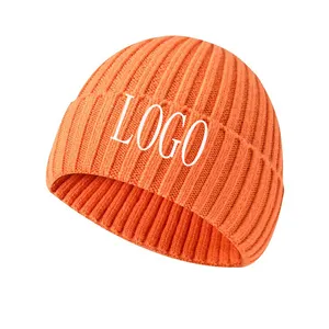 Acorlife New Style Acrylic Custom Knit beanie Caps With All Kind Of Color Winter beanie Hat Custom Logo