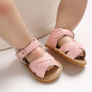 <span class=keywords><strong>Sandalias</strong></span> de verano para bebé, niño y niña, zapatos de cuna de suela suave de cuero para recién nacidos, novedad de 2021 - Product Image 3