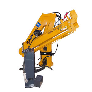 5t nudillo telescópico boom gruas China grúa manipulador con cabrestante hidráulico para elevador de barcos de pesca - Product Image 2