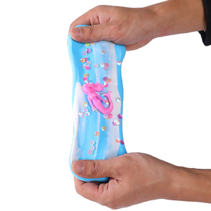 New Arrival Mix Color Per Container siêu nhẹ đất sét 3 cái bánh đầy màu sắc không độc hại nảy Putty với nàng tiên cá Phụ Kiện - Product Image 2