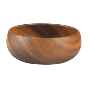 Natural Wooden Dinnerware Pasta Bowls for Home Kitchen Hotel and <b>Camping</b> Salad Serving <b>Table</b> Top Dough Bowl - Product Image 3