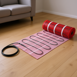 Tapis chauffant auto-adhésif de 90 pieds carrés avec thermostat pour systèmes de chauffage domestiques, modèle D0100XUT7LG - Product Image 2