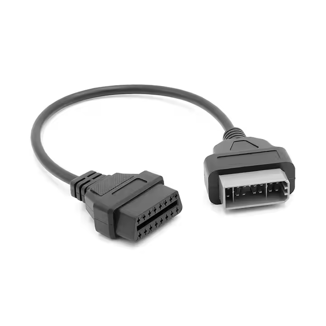 OBD2 Adapter Cable 14Pin to 16Pin Car Diagnostic Connector Extension Terminals Wiring Harness for Nissan Auto Support Diagnostic