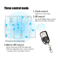 Livolo — interrupteur intelligent Tuya, commutateur WIFI sans fil RF 433Mhz 1CH, avec télécommande, usine chinoise