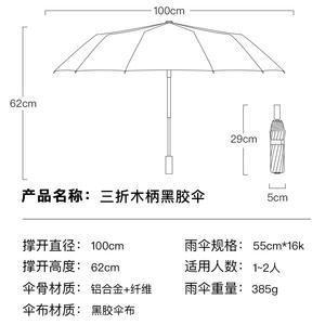 Vintage 70% sombrilla plegable paraguas 16-Rib vinilo abierto a mano protector solar estilo fresco publicidad sol <span class=keywords><strong>lluvia</strong></span> paraguas fresco - Product Image 2