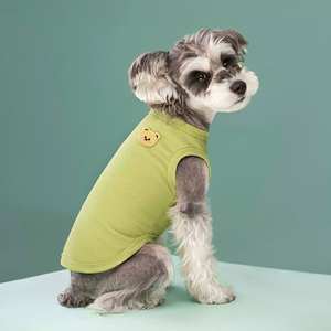 Haustier zubehör Doggy Outfits Haustier Kleidung Modedesigner Sommer Dünnes Hemd Bekleidung Haustiere Hund T-Shirt - Product Image 4