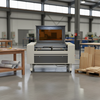 Machine de découpe et gravure laser CO2 9060, contrôle tout-en-un Ruida, refroidissement par eau, haute rigidité, portique CNC, pour bois, acrylique, plastique, neuve