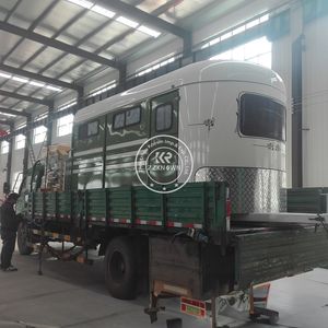 Remolque para 3 Caballos, Estándar Australiano 2025, Carga Recta y Carga en Ángulo, Fabricado en Aluminio para Alimentos, de Fábrica China - Product Image 1