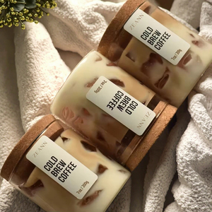 Creative Home Decoration Aromatherapy Gift Set Novelty Glass Iced Jelly Wax <strong>Scented</strong> Coffee Cup and Candle for <strong>Bars</strong> - Product Image 5