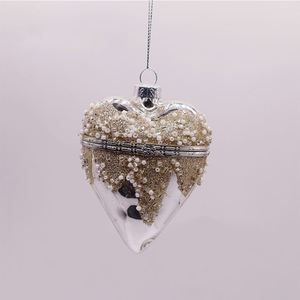 เครื่องประดับตกแต่งต้นคริสต์มาสหลากสีสันสำหรับแขวนในร่มในช่วงเทศกาลวันหยุด ทำจากแก้ว - Product Image 5