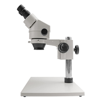 SZM45-B1 Stereo Zoom Binocular Microscope Without Light Magnification 7-45x(Large Base) Microscope for Repair