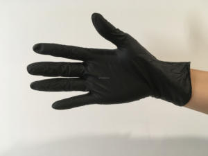 <span class=keywords><strong>Gants</strong></span> jetables en nitrile noir sans poudre pour le nettoyage domestique, la manipulation des aliments, la cuisine, le salon et l'utilisation quotidienne - Product Image 3